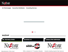 Tablet Screenshot of nazdar.com